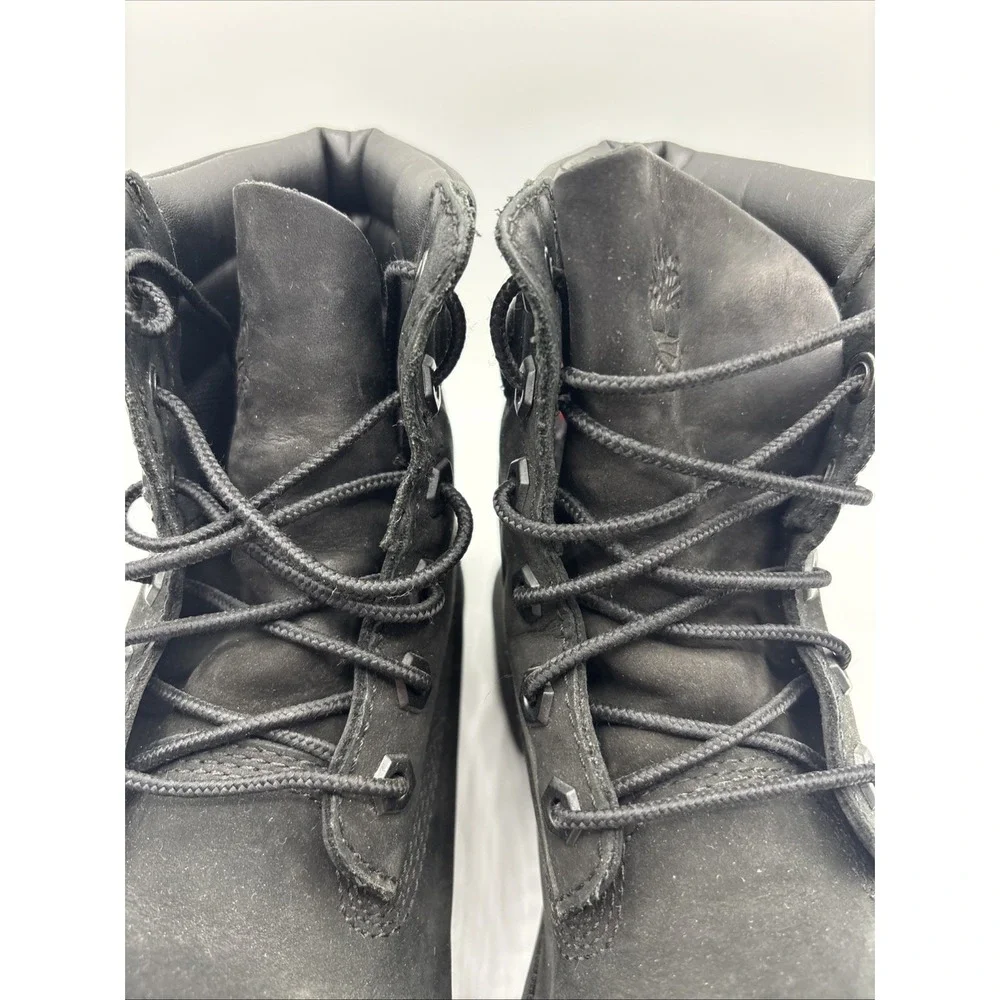 Timberland Linden Woods Women's 6-Inch Waterproof Boots Black Size 7W